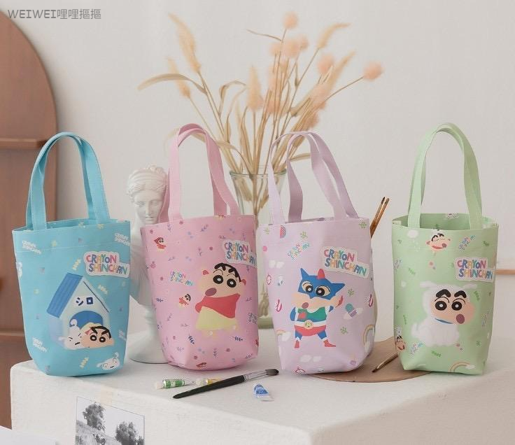 ＜2入免運組＞蠟筆小新-滿版飲料手提袋 CRAYON SHINCHAN(4色)